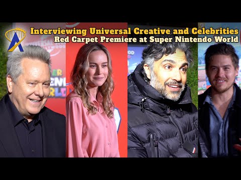 Super Nintendo World Grand Opening Red Carpet Interviews with Universal Creative and Celebrities
