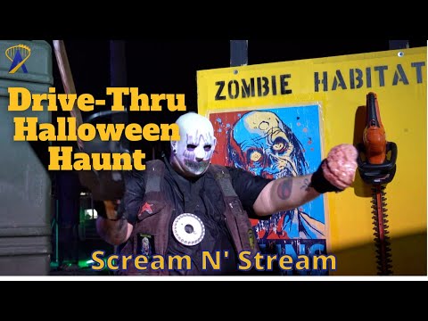 Scream N&#039; Stream Laser Tag Haunted Drive Thru for Halloween 2021