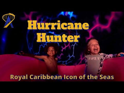 Hurricane Hunter Water Slide POV on Icon of the Seas