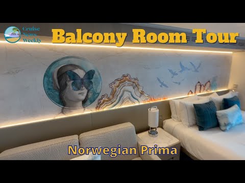 Balcony Stateroom Tour on Norwegian Prima Cruise Ship
