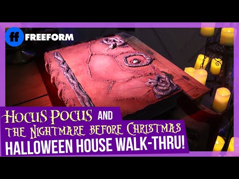 Hocus Pocus + Nightmare Before Christmas House WALK THROUGH by Freeform