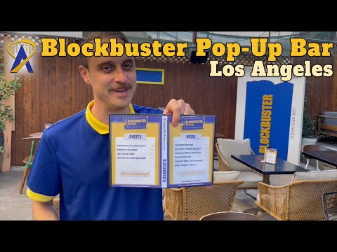 Blockbuster Pop-Up Bar in Los Angeles