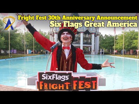 Six Flags Great America Fright Fest Announcement 2021