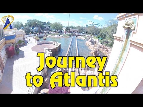Journey to Atlantis 2017 Updated POV at SeaWorld Orlando