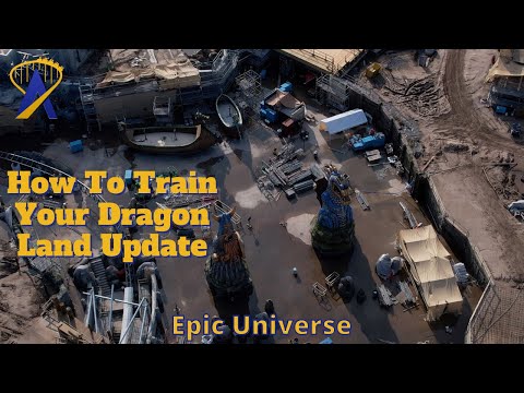 How To Train Your Dragon Construction Update at Epic Universe