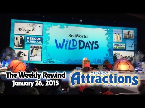 The Weekly Rewind @Attractions - Wild Days at SeaWorld, Madame Tussauds figures - Jan. 26, 2015
