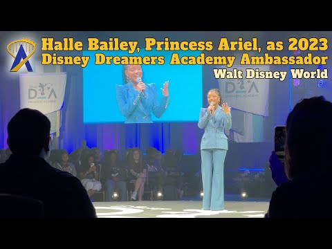 Halle Bailey, Princess Ariel, announced as 2023 Disney Dreamers Academy Ambassador