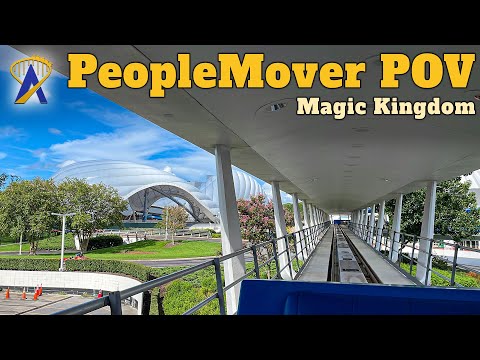 New Tomorrowland Transit Authority PeopleMover Narration (with view of TRON) at the Magic Kingdom