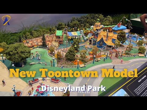 Detailed Model of New Mickey&#039;s Toontown, Coming to Disneyland with Runaway Railway
