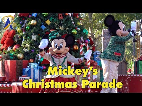 Mickey&#039;s Once Upon a Christmastime Parade at Walt Disney World Magic Kingdom