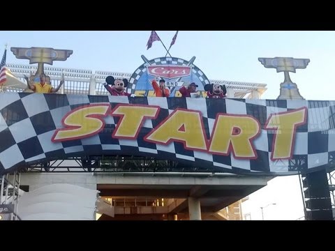 Run along in the Cars Land 5K Rally at Disneyland
