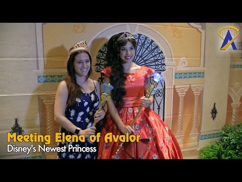 Special meet with Princess Elena of Avalor at Walt Disney World