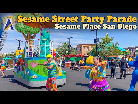 Full Sesame Street Party Parade at Sesame Place San Diego