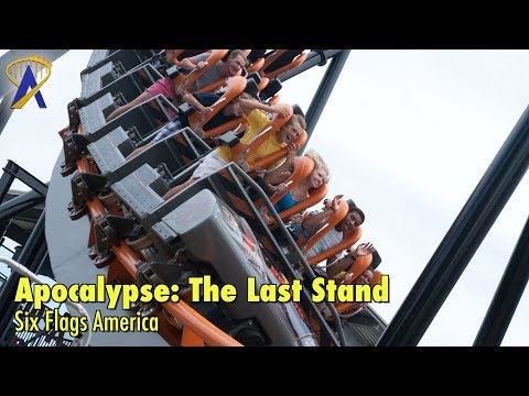 Apocalypse: The Last Stand Roller Coaster POV at Six Flags America