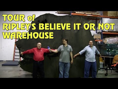 Tour of Ripley&#039;s Believe It or Not Warehouse in Orlando, Florida