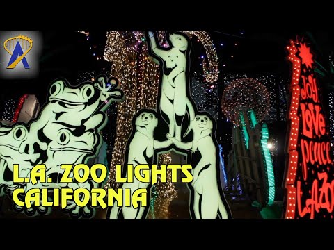 L.A. Zoo Lights at the Los Angeles Zoo in California