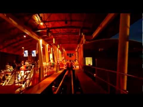 Hollywood Rip Ride Rockit sunglasses camera Point Of View - roller coaster nighttime