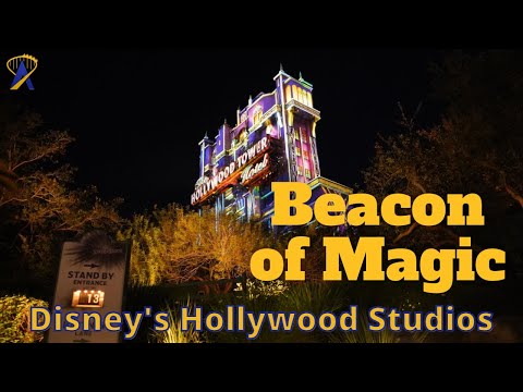 Tower of Terror Beacon of Magic Projections at Disney&#039;s Hollywood Studios