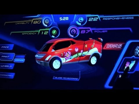 Full Test Track 2.0 attraction - pre show, ride at night and post show Disney&#039;s Epcot