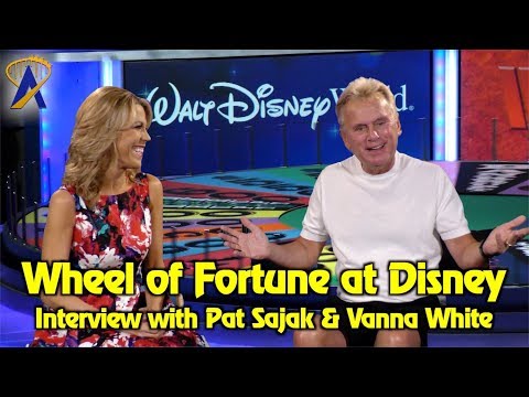 Wheel of Fortune at Disney - Interview with Pat Sajak and Vanna White