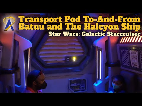 Transport Pod from the Halcyon to Batuu and Back – Star Wars: Galactic Starcruiser