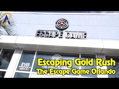 Escaping from Gold Rush at The Escape Game Orlando