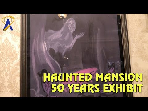 Happy Haunts Materialize - Haunted Mansion 50th Anniversary Exhibit at Disneyland