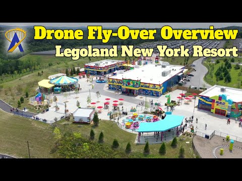 Drone Fly-Over of Legoland New York Resort
