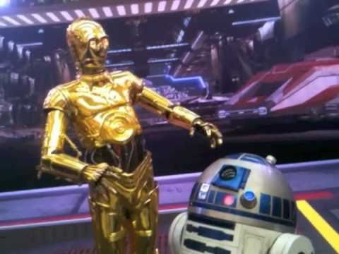 Disney&#039;s Star Tours mall tour stop at the Aventura Mall in Miami