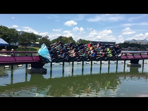 Mako coaster queue and load station - soft opening at SeaWorld Orlando