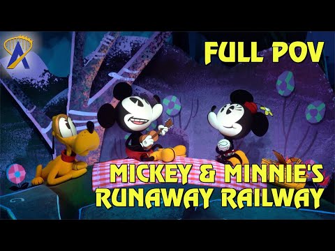 FULL POV - Mickey &amp; Minnie&#039;s Runaway Railway at Disney&#039;s Hollywood Studios