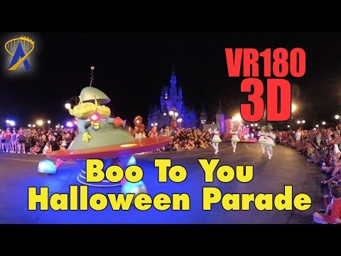 VR180: Mickey&#039;s Boo To You Halloween Parade in 3D