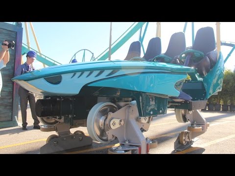Mako coaster car revealed for SeaWorld Orlando