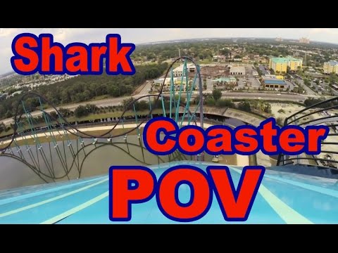 Mako Roller Coaster POV at SeaWorld Orlando