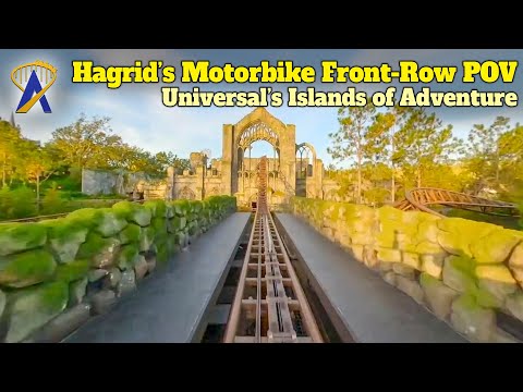 Hagrid&#039;s Magical Creatures Motorbike Adventure Front-Row POV at Universal&#039;s Islands of Adventure