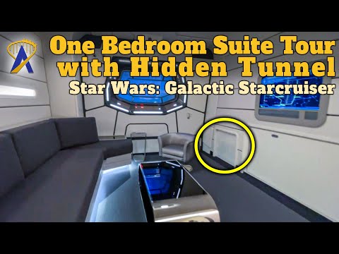 Star Wars: Galactic Starcruiser One Bedroom Suite Tour with Hidden Secret Tunnel