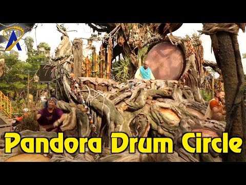 Pandora Drum Circle show in Avatar at Animal Kingdom