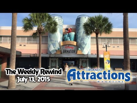 The Weekly Rewind @Attractions - Disney Animation, Tom+Chee - July 13, 2015