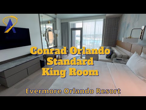 Conrad Orlando Hotel Standard King Room Tour