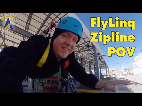 FlyLinq Zipline POV - Superhero Style
