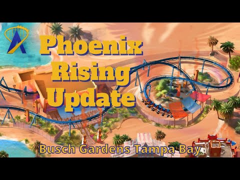 Details and Stats for Phoenix Rising Roller Coaster Coming to Busch Gardens Tampa Bay