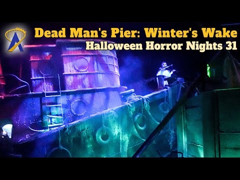Dead Man&#039;s Pier: Winter&#039;s Wake – Haunted House at Halloween Horror Nights 31 Orlando 2022