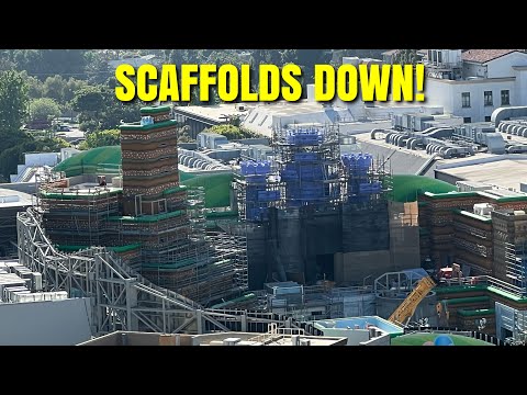 Mount Beanpole Scaffolding DOWN! Super Nintendo World Update Universal Studios Hollywood!