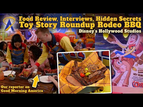 Toy Story Roundup Rodeo BBQ – Food Review, Interviews, Hidden Details – Disney&#039;s Hollywood Studios