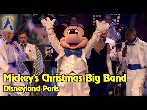 Mickey&#039;s Christmas Big Band stage show highlights at Disneyland Paris