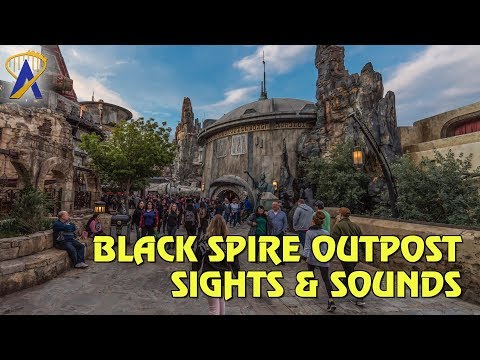Sights and Sounds of Black Spire Outpost at Star Wars: Galaxy&#039;s Edge