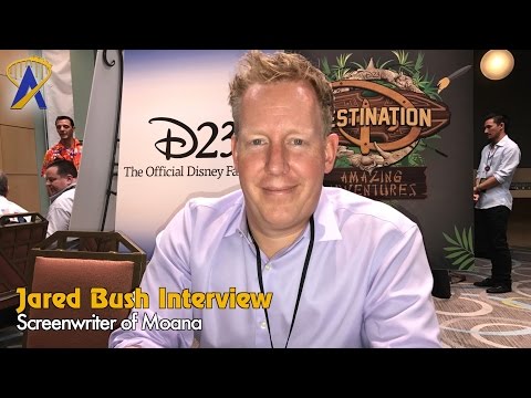 Interview with Moana screenwriter Jared Bush at D23 Destination D