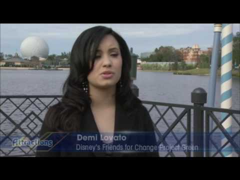 Disney Channel stars Demi Lovato, Joe Jonas &amp; others visit Epcot as part of Friends For Change