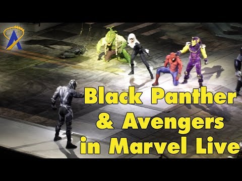 Black Panther and Avengers save Spider Man in Marvel Universe Live