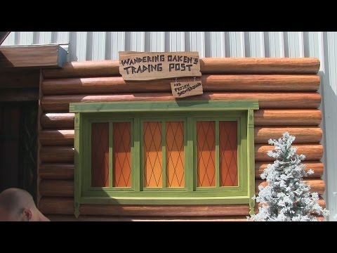Wandering Oaken&#039;s Trading Post &amp; Frozen Snowground in new location at Hollywood Studios